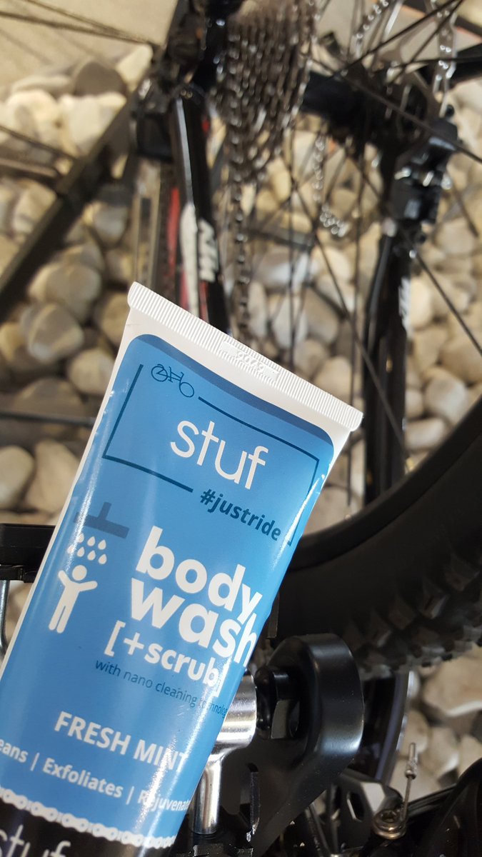 solidstuf's tweet photo. Save water and get clean...and stuf @cyclelab_JHB #smartformulations https://t.co/sr4L0kR9SN