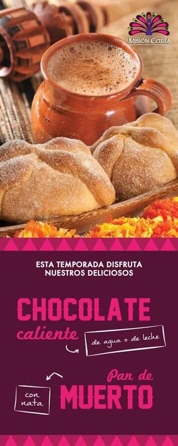 misioncotija1's tweet photo. Disfruta de nuestros deliciosos chocolate caliente y pan de nata, solo esta temporada. https://t.co/mtPd4WMVQ1