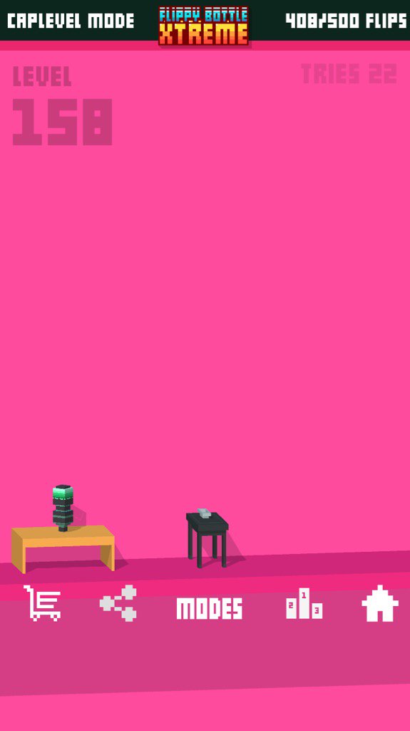 chucklebutt89's tweet image. @mostplayedgame #flippybottle #highscore #caplevel basically a top 10 score if you delete the fake high scores!!!