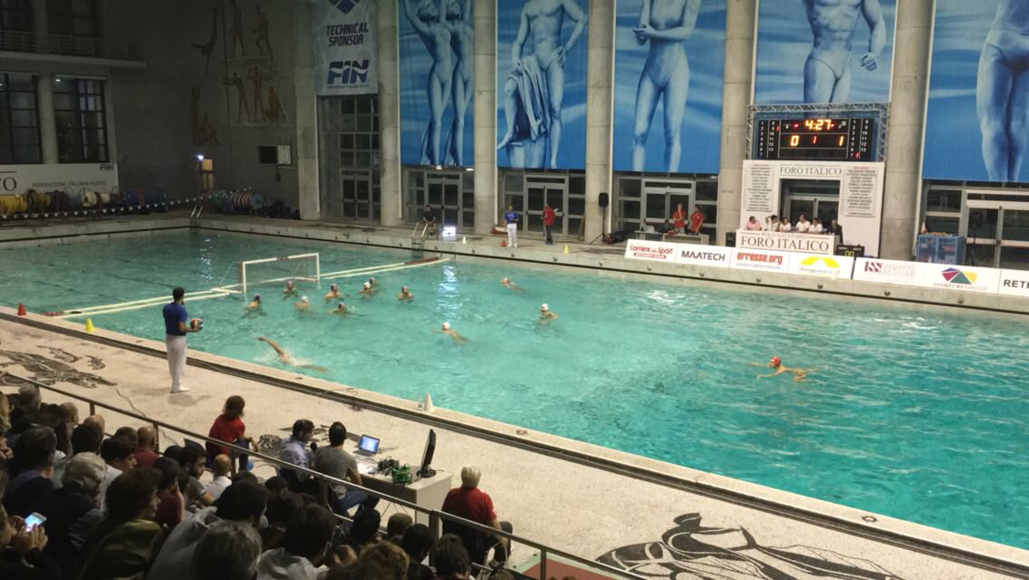 ⚪️🔵 #Figari, #Ivovic e #Mandic, la Pro Recco cala il tris nel primo tempo. 
➡️ 0-3 #RomaRecco 💪🏻