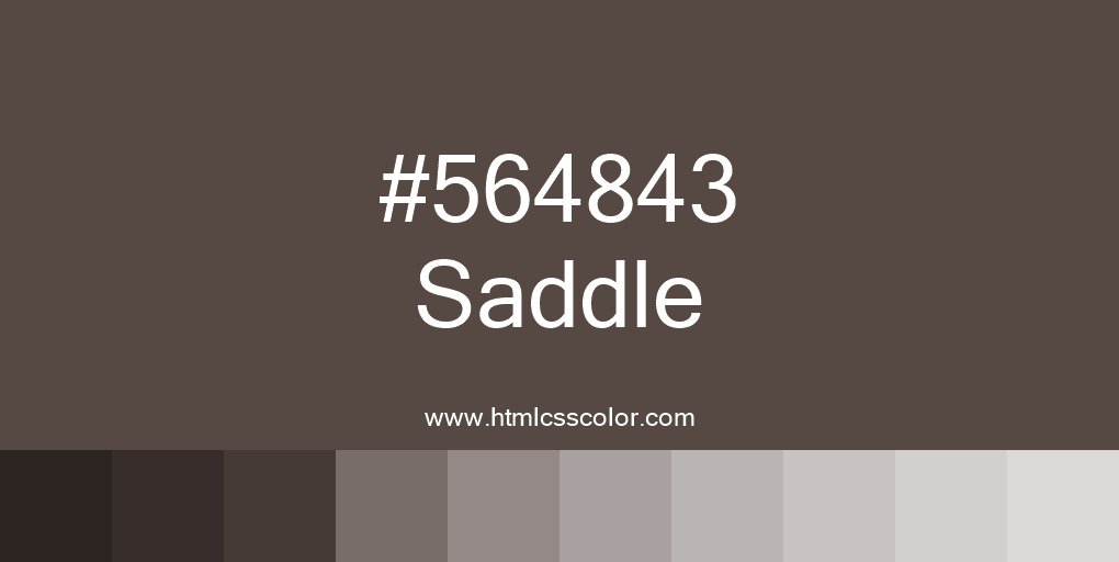 color_html's tweet photo. https://t.co/w9Jyeyc470

Color #564843, RGB (86, 72, 67). Color name: #Saddle. #color #design #art #html #css https://t.co/bAytteUp9H
