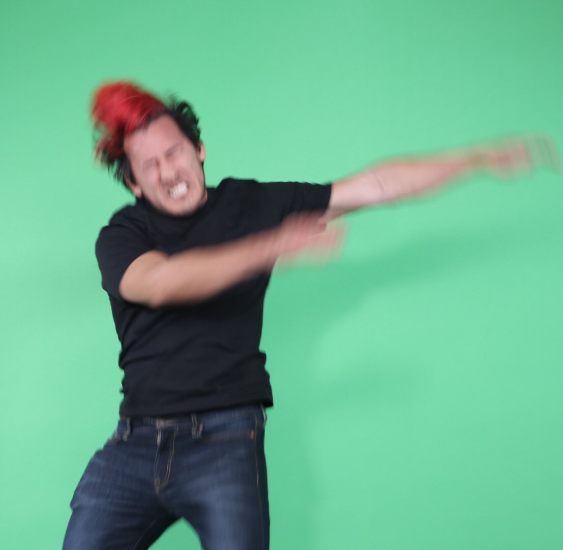 markiplier's tweet image. dab game too stronk