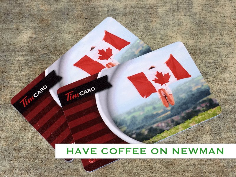 Newmanins's tweet photo. Treat a friend on us! RT today to WIN a $25 Tim Horton's gift card. We'll announce the winner November 3rd. https://t.co/qMzjjZhtBJ