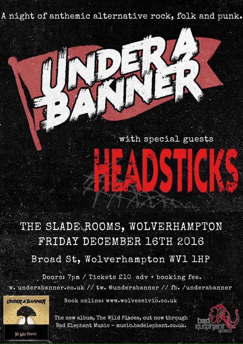 danbarronwrites's tweet photo. December 16th in Wolverhampton with @HeadsticksMusic . It's gonna be a big one! Message if you'd like cheaper tickets ... https://t.co/kOxz9Gyqf5