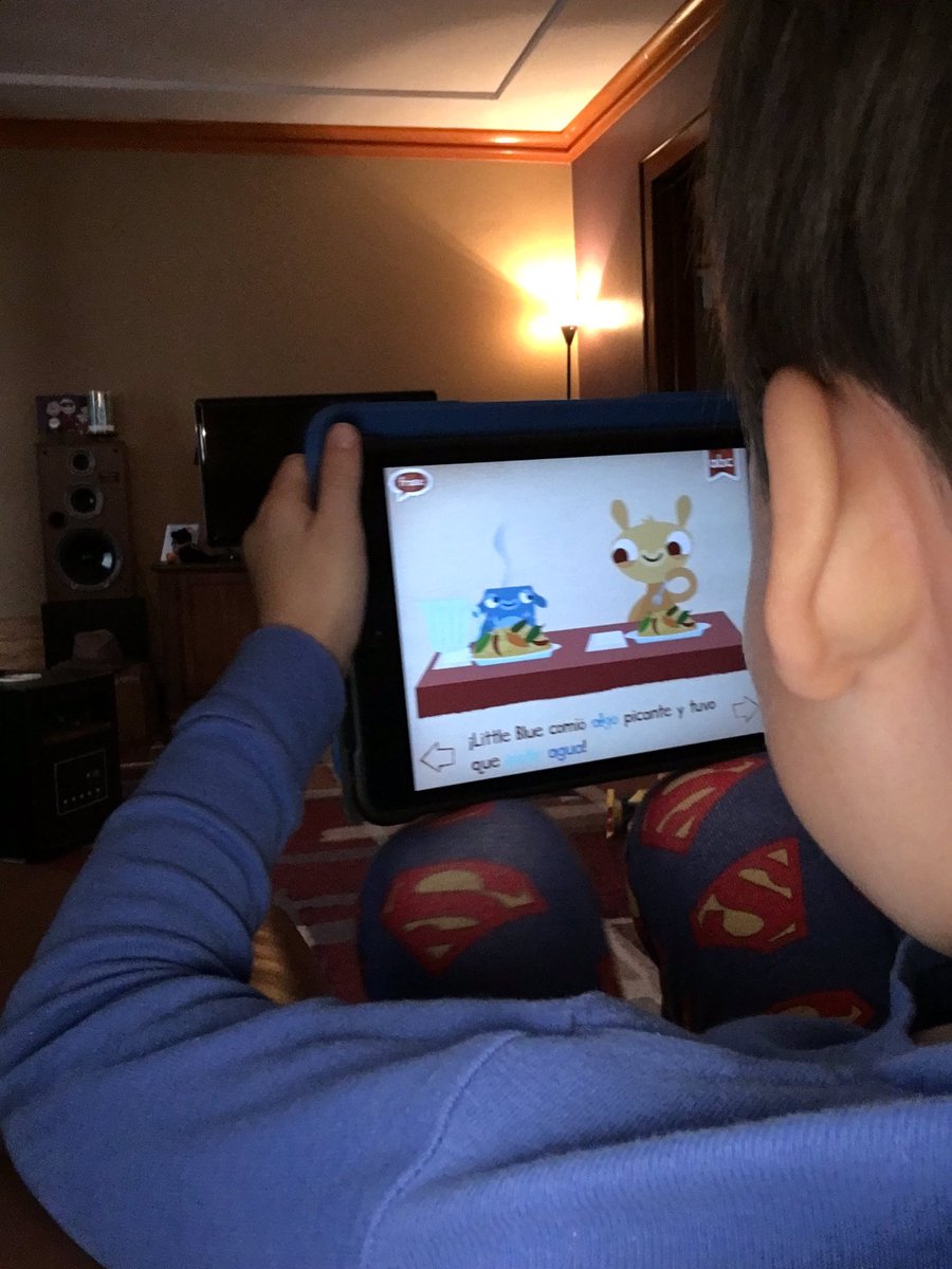 Sick day today 🤒👎🏼 Still rocking that español 🤓 #dontbreatheonme #sicklife #dadlife