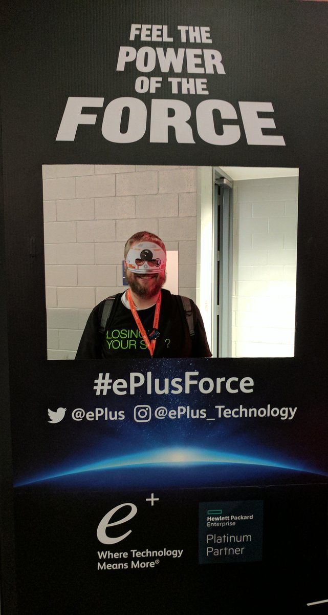 john01100100's tweet image. Having a blast at #spiceworld2016 #ePlusForce @ePlus #BB8