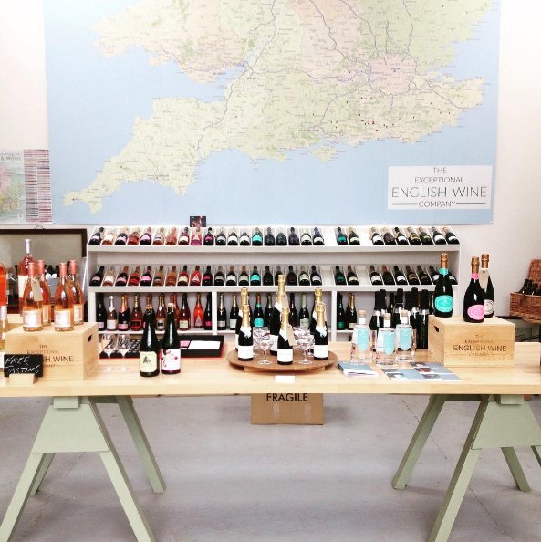 cowdraypolo's tweet photo. Irresistible display at the @EnglishWineCo, image via @sallyshalam #EngishWine https://t.co/M7cRT6FCZy
