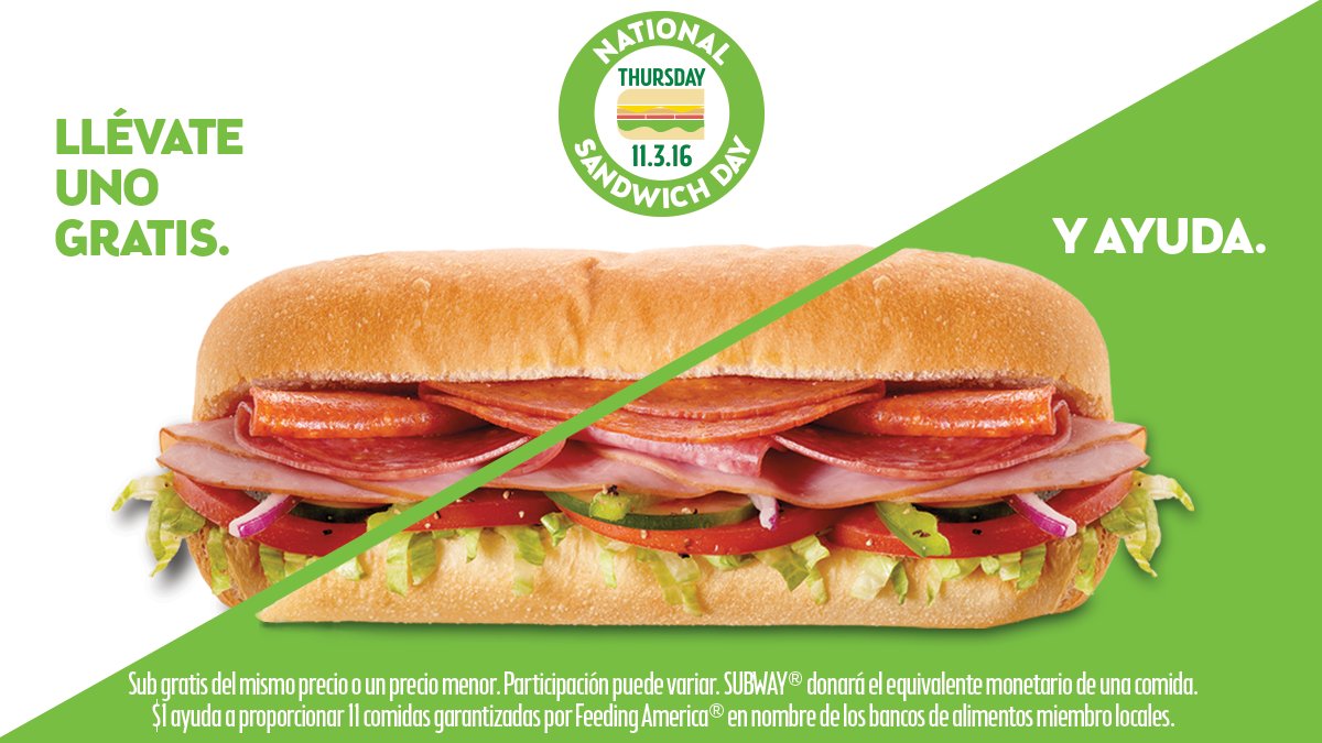 Subway Portugal - Sabias que podes pedir esta deliciosa SUB por apenas  2.50€? Aqui está a nossa SUB do dia, qual será a de amanhã? 😉