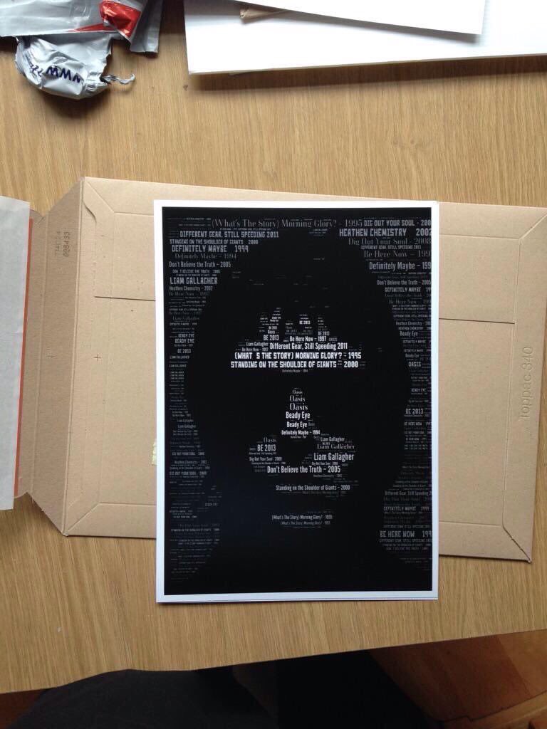 AGT79's tweet photo. Know an Oasis fan?

I'm giving a set of these three prints to a follower at 10:30pm tonight.

To enter;
- RT
- Follow me.

Nice one 👌 https://t.co/ibljw2gPHp
