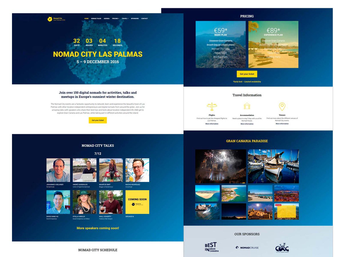 dymwebcom's tweet image. Nuevos trabajos: les dejamos por aquí la web de #NomadCity, el mayor evento para Nómadas Digitales de #Canarias:  dymweb.com/portfolio/noma…
