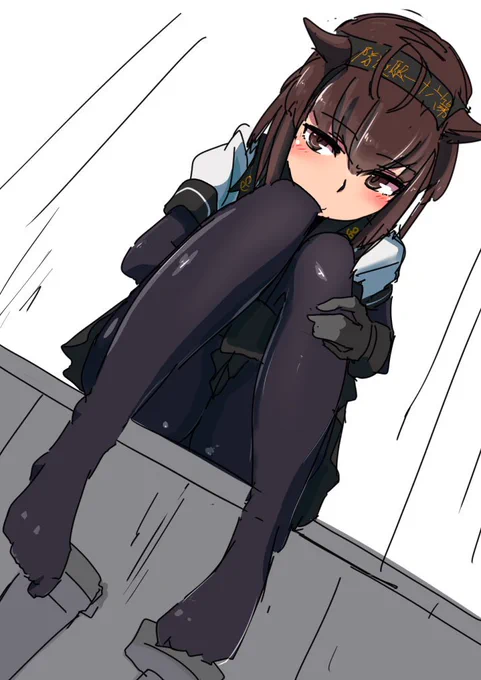 ('・ω・`)遅刻。初月ちゃん
#艦これ版深夜の真剣お絵描き60分一本勝負
#艦これ版真剣お絵描き60分一本勝負_20161102 