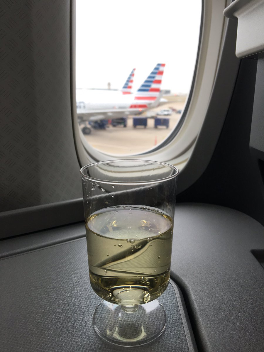 AirlineGeeks's tweet photo. We're off to #NRT with @AmericanAir on their 777-200 aircraft with the newly retrofit B/E Super Diamond business class seat #AA175 https://t.co/0oOZ3dlG33
