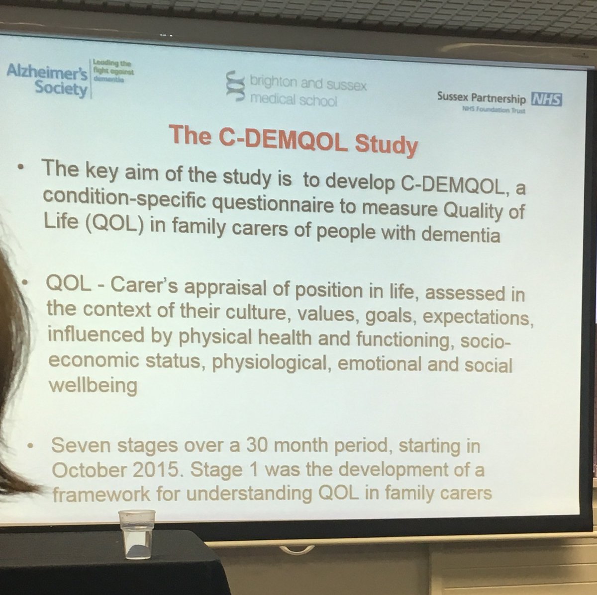 salourich's tweet photo. Specific Carer QOL tool 4 families affected by dementia on the horizon 👍#ukdc2016 @KDening @BSMSMedSchool @GayleBorley @mcjholmes https://t.co/4rxGJEAVY7