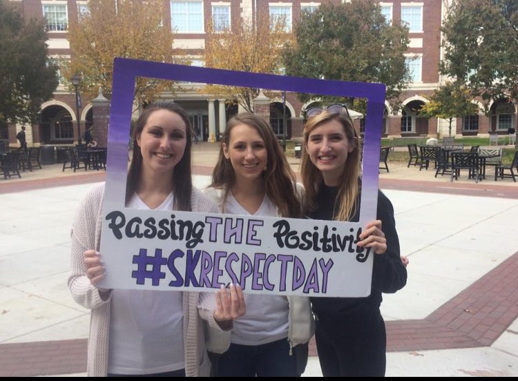 Thank you to everyone who stopped by our Respect Day tabling to help pass the positivity ! #sktcnj #skrespectday