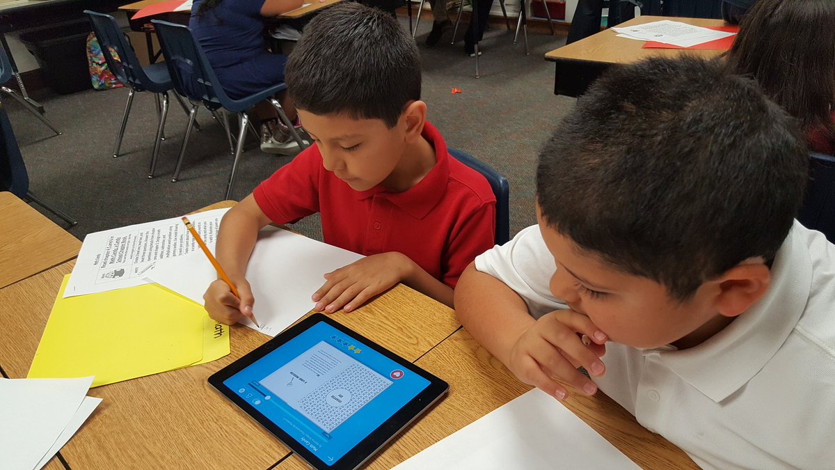 Segarner1's tweet photo. #beaneagle Our third graders love using Epic to read books on the IPADS during Think Tanks. https://t.co/8Lg0BMGneK