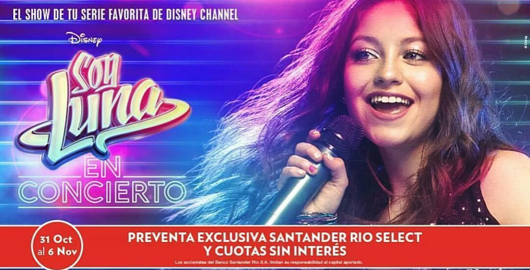 Nueva imagen promocional para #SoyLunaEnConcierto #SLConcierto