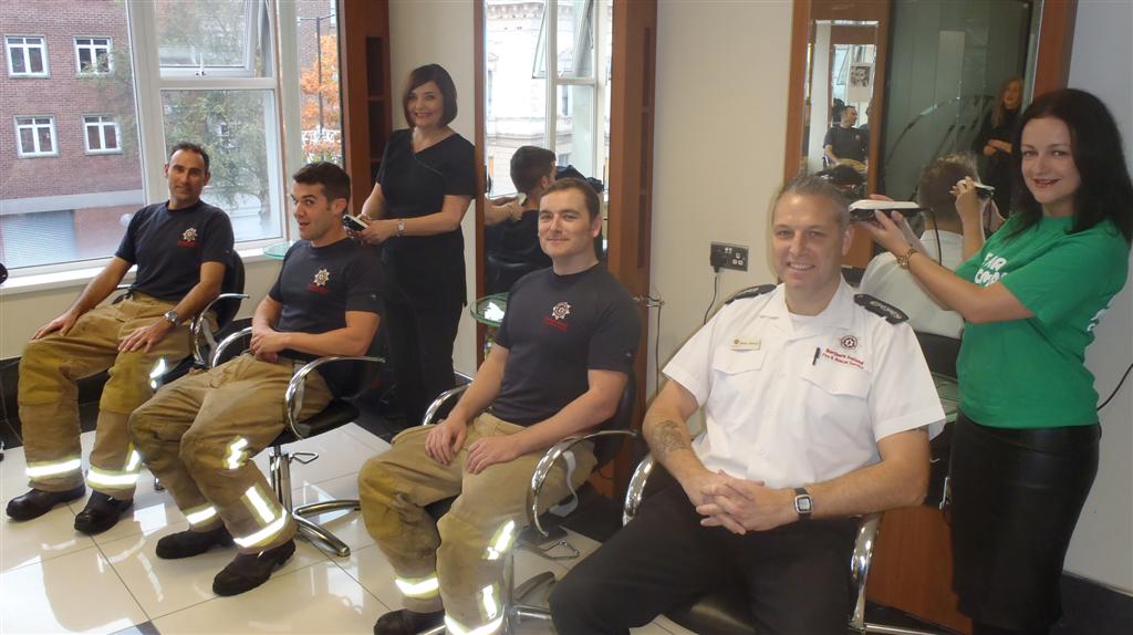 Firefighters #bravetheshave on Friday (4 Nov) at the Hair Academy Rosemary Street, Belfast from 9.45-11.45am. Come&amp; support them