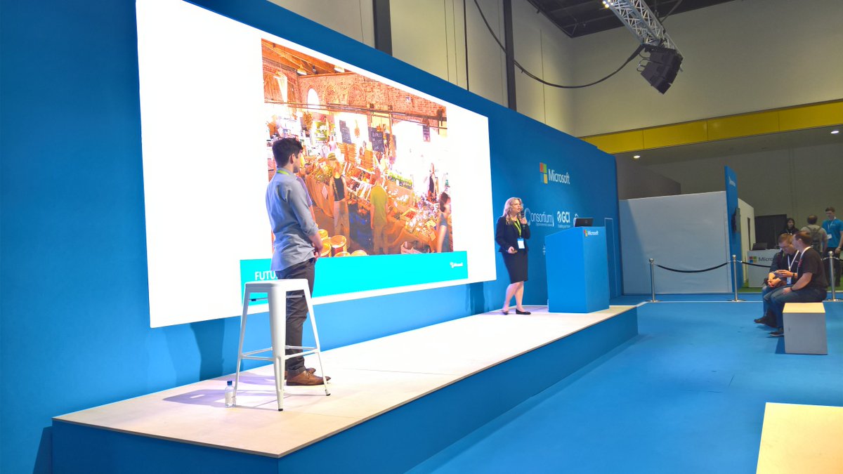 timuk's tweet photo. #Kent #Spotmarkets at #Microsoft #FutureDecoded with @liz_harrison1 https://t.co/HI9SlSh225