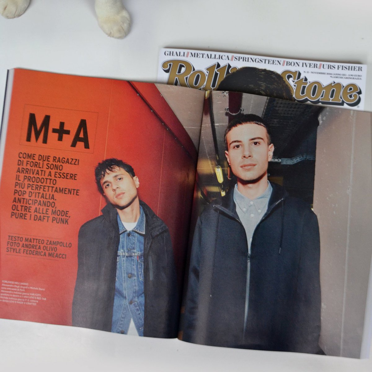 We're in the November issue of <a href="/RollingStoneita/">Rolling Stone Italia</a>