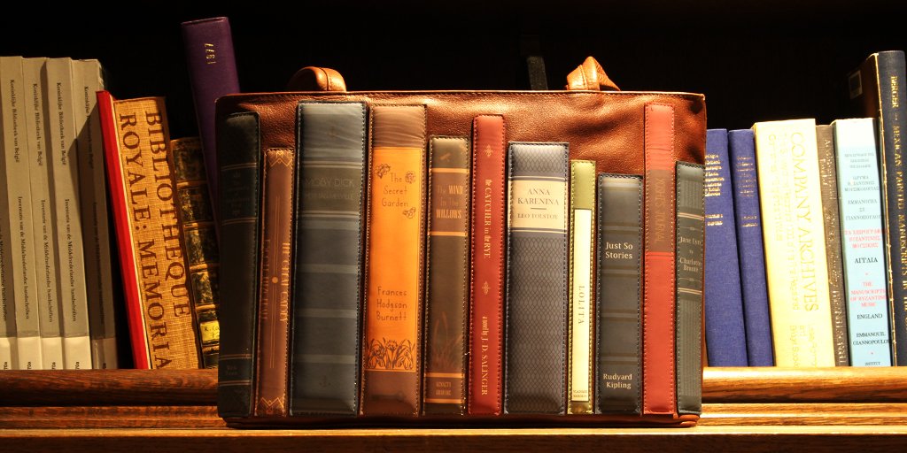bag with books on it