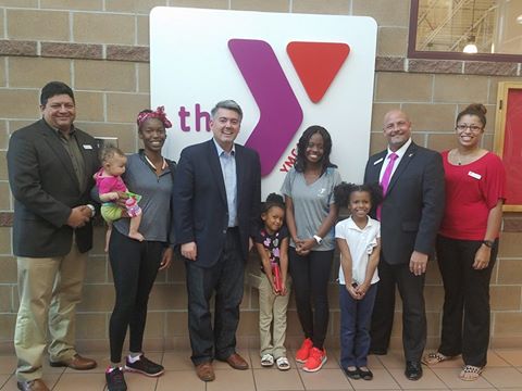 ppymca's tweet photo. Special thanks to U.S. Senator @CoryGardner for touring our Southeast and Armed Services YMCA to discuss youth and military programs!#PPYMCA https://t.co/Dmz1oxsCz3