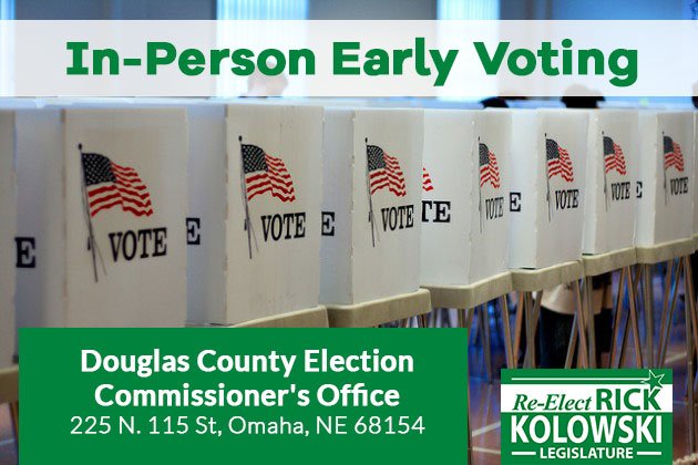 VoteKolowski's tweet photo. Remember, you can vote EARLY in person any time before the Election Commissioner's Office closes on Monday! #VoteKolowski https://t.co/87cUCgZ1Y4