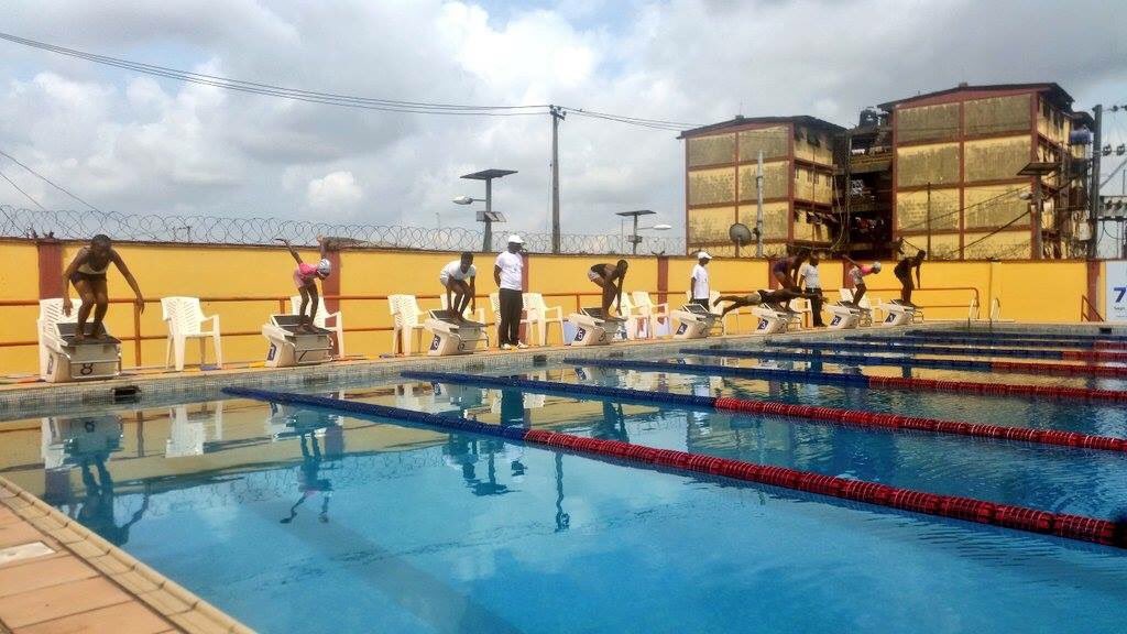 heritagebankplc's tweet photo. 50m butterfly swimming event started with 8 swimmers and ended with 4 swimmers. 
#HBSkoolimpics
#HeritageBank
#TimelessWealthPartner https://t.co/ujn9xBe7OA