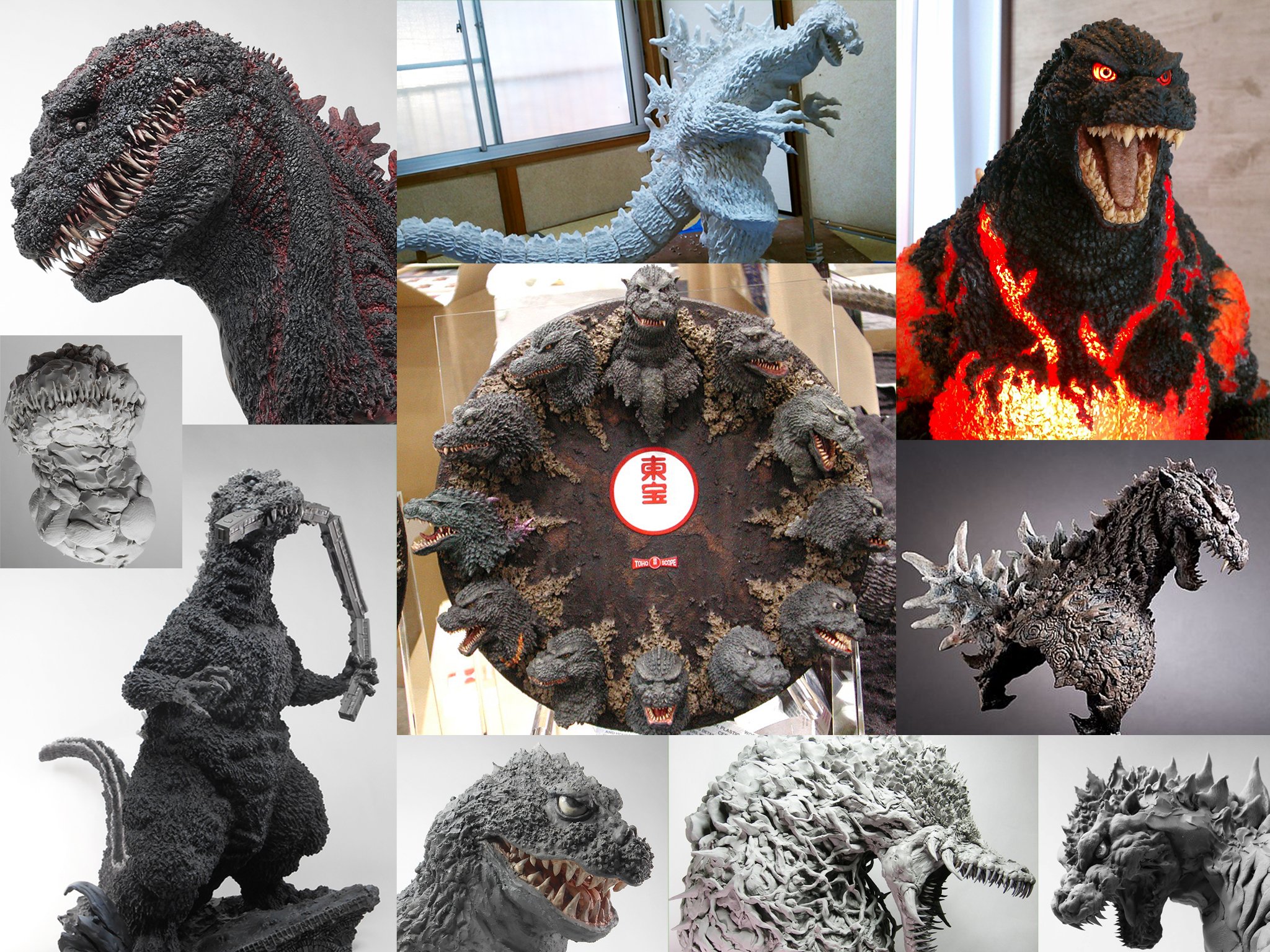 豊似石、ゴジラ、山型 FAVORITE SCULPTORS LINE ゴジラ(2016) 二次受付分
