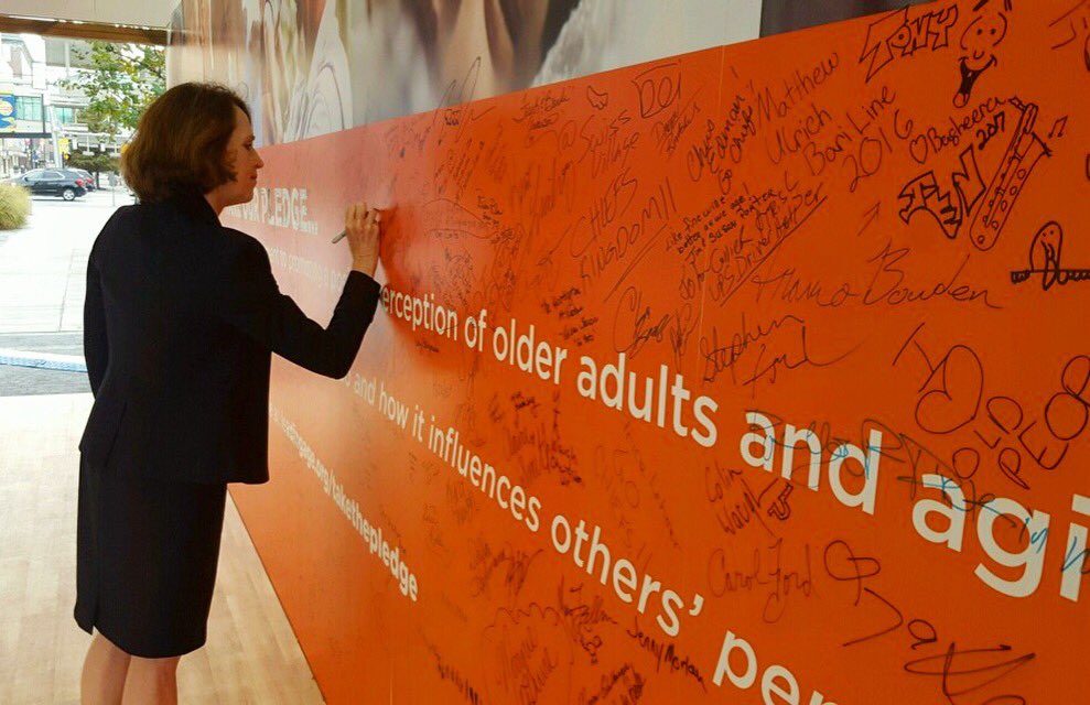 LeadingAge's tweet image. Katie signs the pledge to stand up to #ageism. Thanks to our partners, presenters, members, &amp;amp; staff who made #leadingage16 a great success!