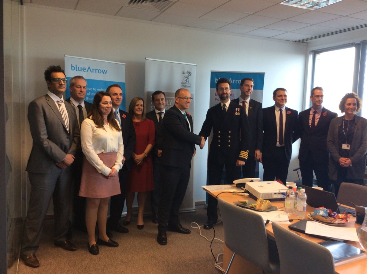 DRM_UK's tweet image. Well done to @bluearrowgroup who has signed the #ArmedForces Covenant &amp;amp; taken a big step as a #ForcesFriendly organisation #ForOurForces