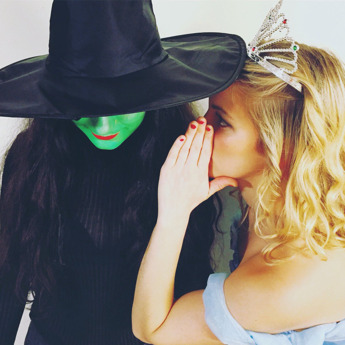 Sang 'For Good' on Halloween as Glinda and Elphie! In your honor @idinamenzel and #kristenchenoweth <3 #WickedDay youtube.com/watch?v=U_I3Ig…