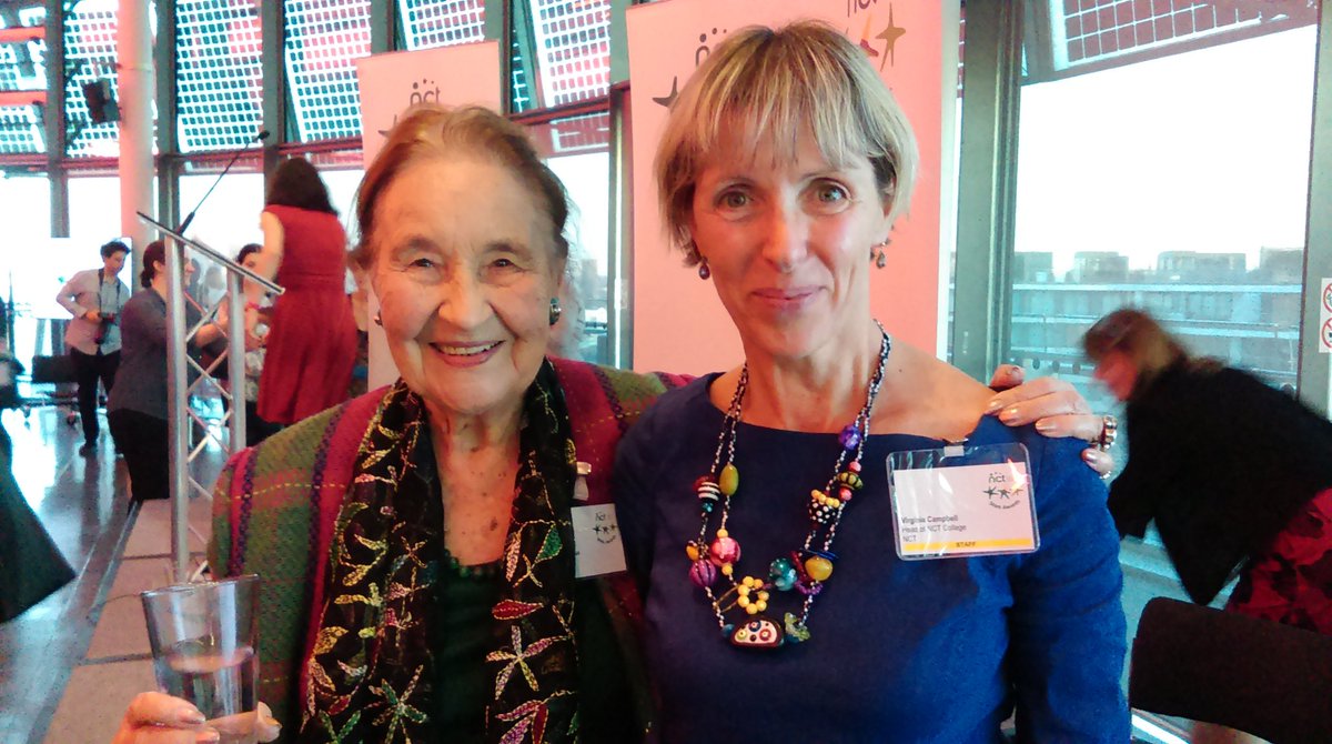 VCampbell2020's tweet photo. More than a little heroine worship... Prunella Briance on founding the NCT "I thought someone should do something, so I did" #nctstars https://t.co/pXWT7Say9g