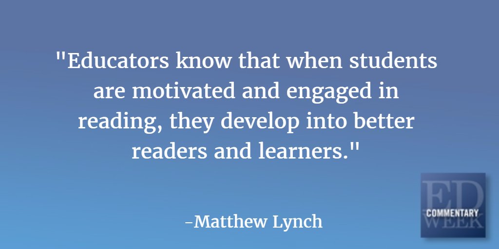 EdWeekOpinion's tweet photo. There are 3 #waysto personalize reading for students, writes @Lynch39083.
https://t.co/MqgvxTyI4O https://t.co/6z4Uai5NSa