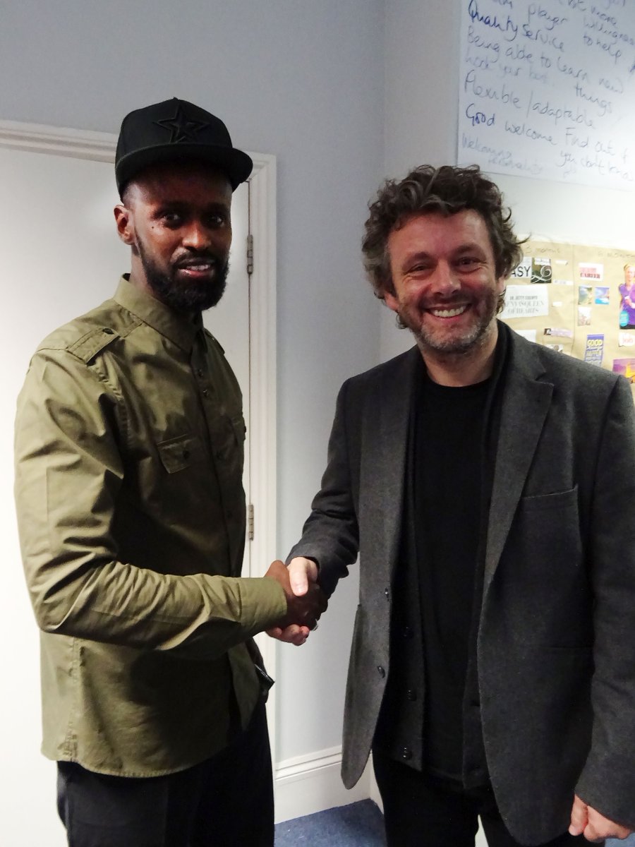 Ceri Sheppard (@ceri_sheppard) on Twitter photo Michael the Actor meets Abdiwale the Poet <a href="/HoStBarnabas/">House of St Barnabas</a> <a href="/michaelsheen/">michael sheen đź’™</a> <a href="/tony_colville/">Tony Colville</a> Great minds. Michael the Actor meets Abdiwale the Poet <a href="/HoStBarnabas/">House of St Barnabas</a> <a href="/michaelsheen/">michael sheen đź’™</a> <a href="/tony_colville/">Tony Colville</a> Great minds.