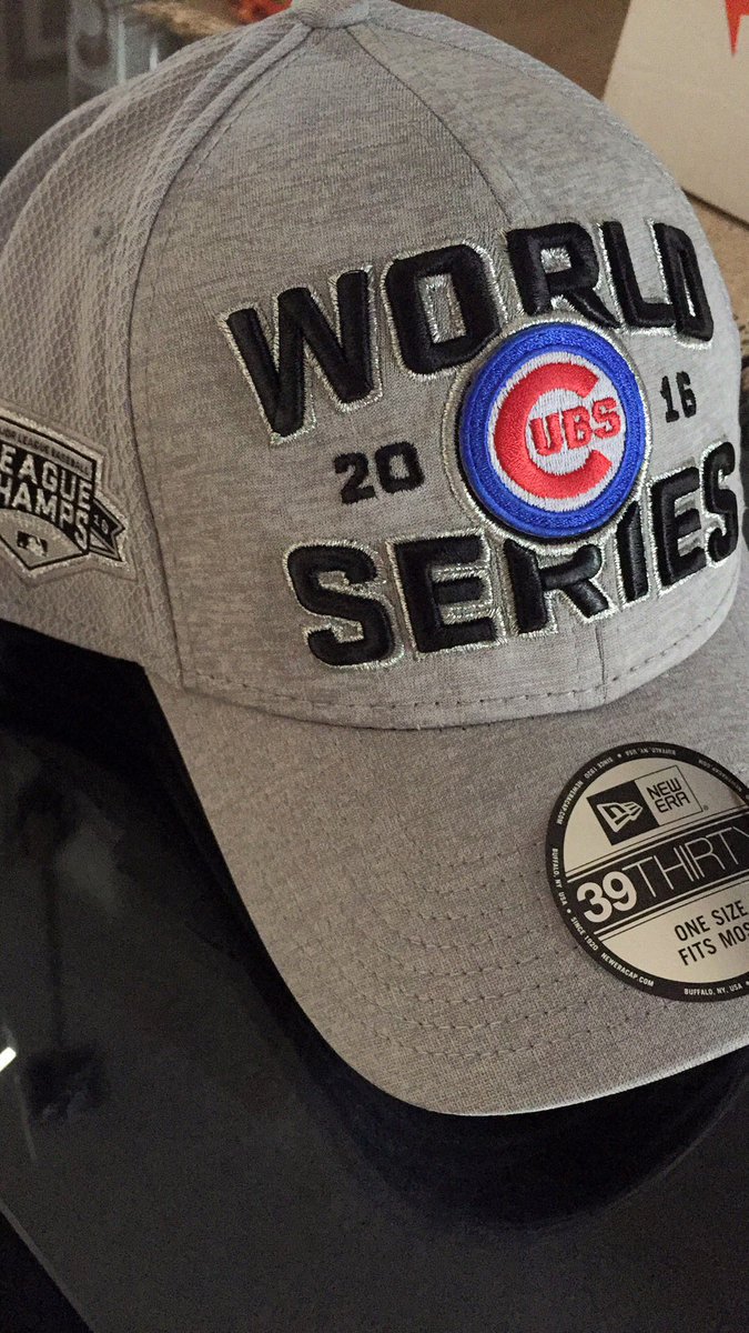 sportsmockery's tweet photo. FREE Cubs World Series hats. 

To Win:
1. Follow @sportsmockery 
2. RT 

Winners will be picked during the game. #Cubs #WorldSeries #FlyTheW https://t.co/ljJgzoQq63