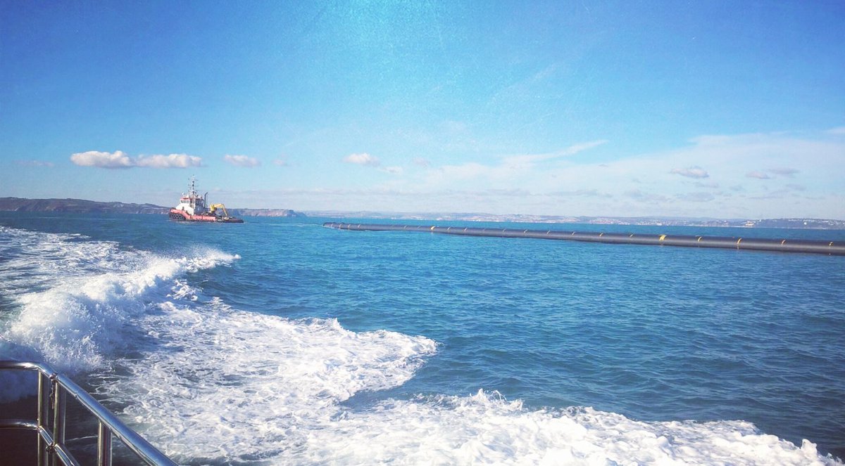 #MTSVigilant &amp; tow passing #Brixham today to
board stores via the #Celia T she has now continued her
voyage to the Med! #MarineAndTowage