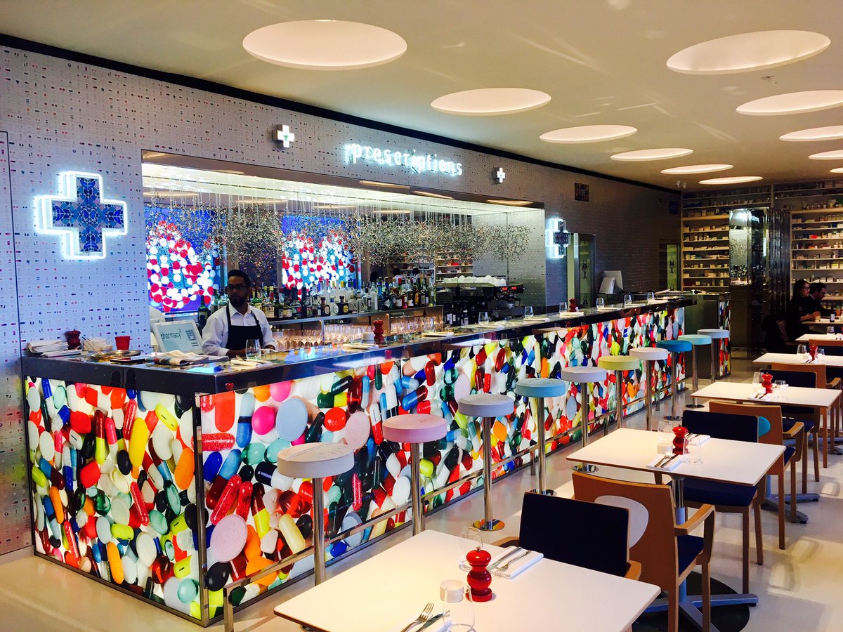 KevinCMcBride's tweet photo. Checkout this place! It's just what the doctor ordered 😉The @MarkEHix @Ph2restaurant located in @NPSGallery #pharmacy2 #Dining @ULifestylist https://t.co/lshNB5jXI1