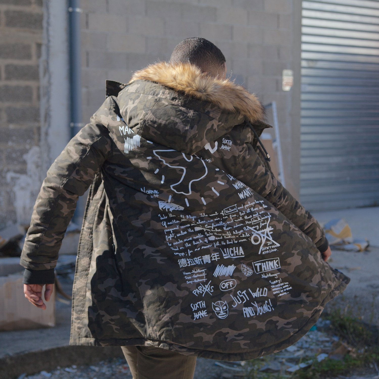 Sixth june parka camouflage clearance
