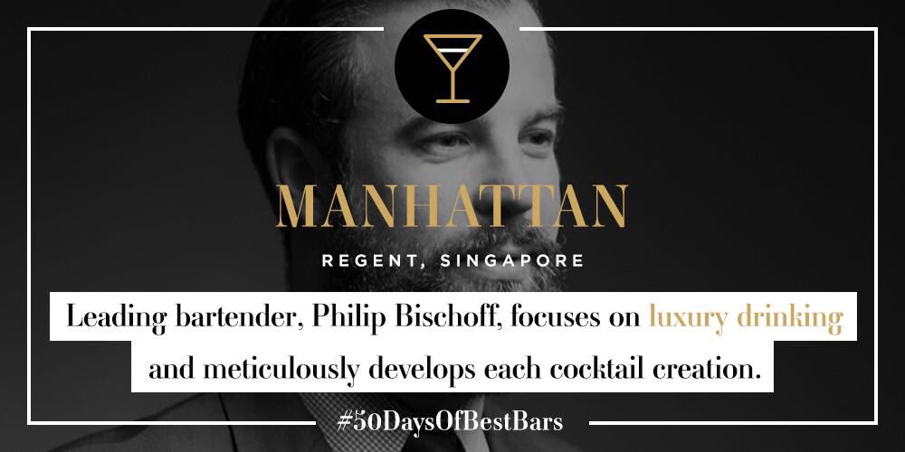 HijadeMarlene's tweet photo. The incredible @ManhattanSG, ranked 11th in the world's @50BestBars! #50daysofbestbars #truespirit https://t.co/sXgKWAeqhK