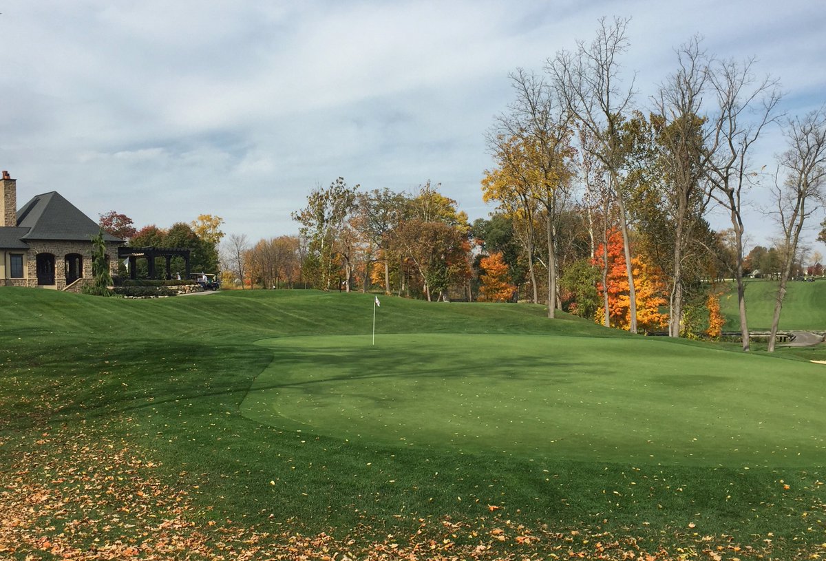 Perfect November day for golf! I hope everyone's enjoying the weather! #fall #golfcourse #grovecityohio