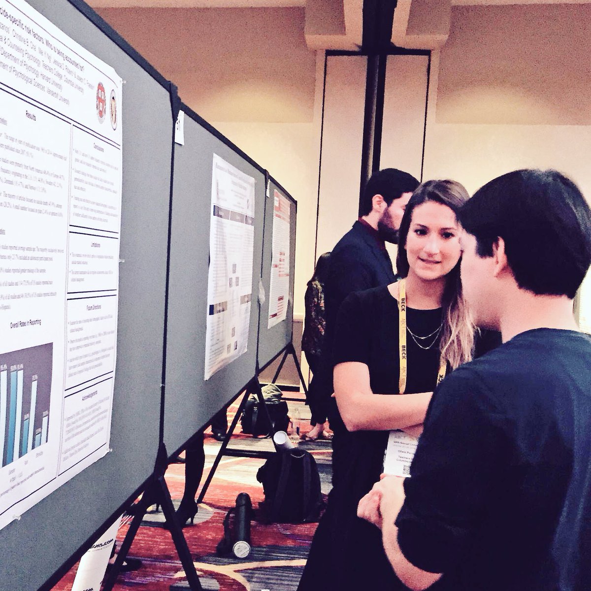 LCDS_TC's tweet photo. Lab member, Olivia Peros presenting her poster at #ABCT2016 #research https://t.co/jMneIm2PQK