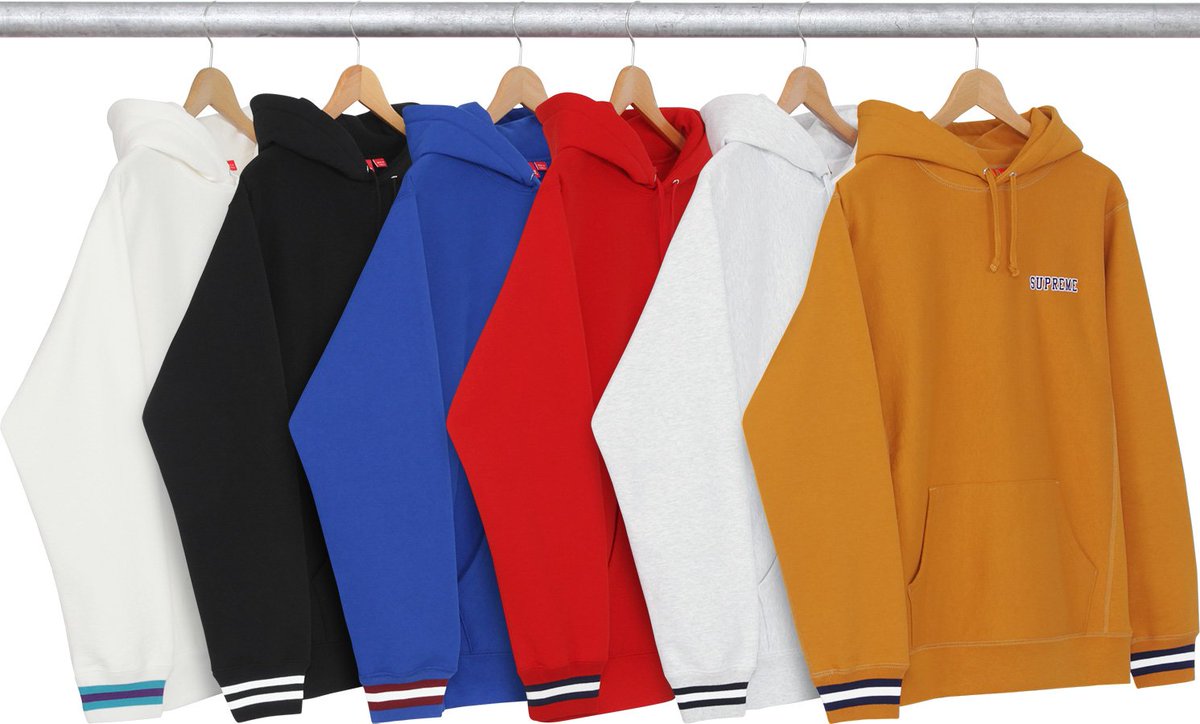supreme striped sweatshirt