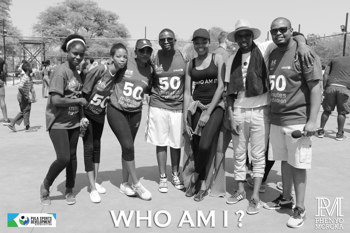WhoAmIBW's tweet photo. UNICEF -50 Minutes for Children. #PulaSportsDevelopmentAssociation #PhenyoMoroka.It was such an honor to be part of this initiative https://t.co/rAcLxgv3XY