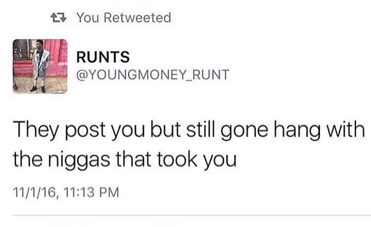 glockboyboss's tweet photo. Realist shit ‼️💯 https://t.co/Z6VE55IR3U