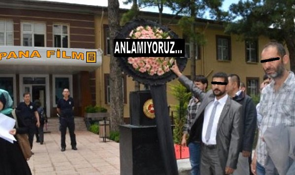 Kurtlar Vadisi Yayınlanmadığı İçin Ne Olup Bittiğini Anlayamayan Kitle, Pana Film Önüne Siyah Çelenk Bıraktı... zaytung.com/haberdetay.asp…