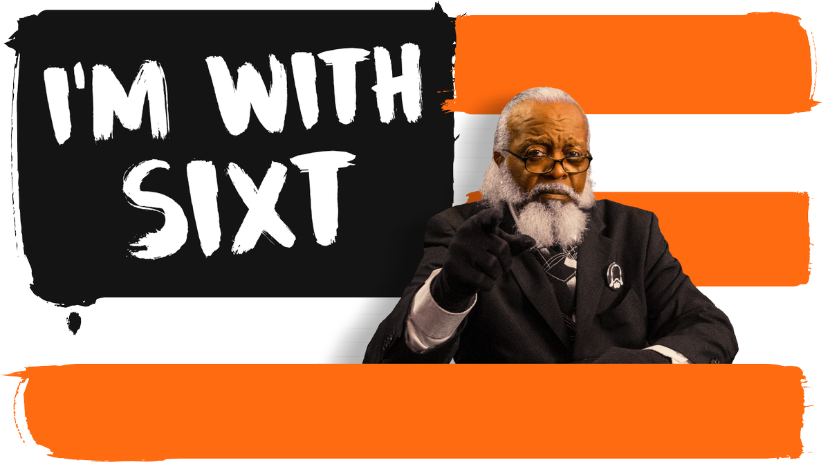 SixtUSA's tweet photo. Not sure who you're with? Join our party at https://t.co/kZ1RwXNkFD #ImWithSixt #MakeCarRentalGreatAgain #sixtforpresident https://t.co/AaWBgrL7Uo