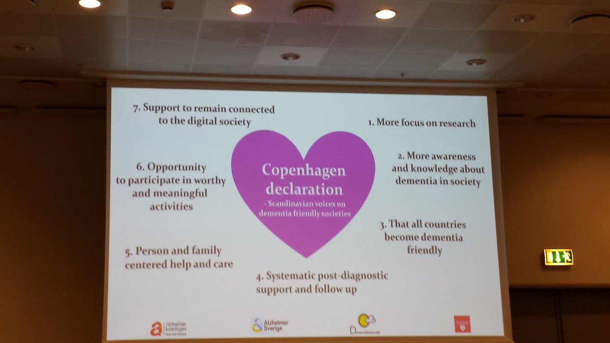 Alzheimer Europe-konferensen avslutas med en deklaration av den nordiska gruppen personer med demenssjukdom. Upp till oss att förvalta den!