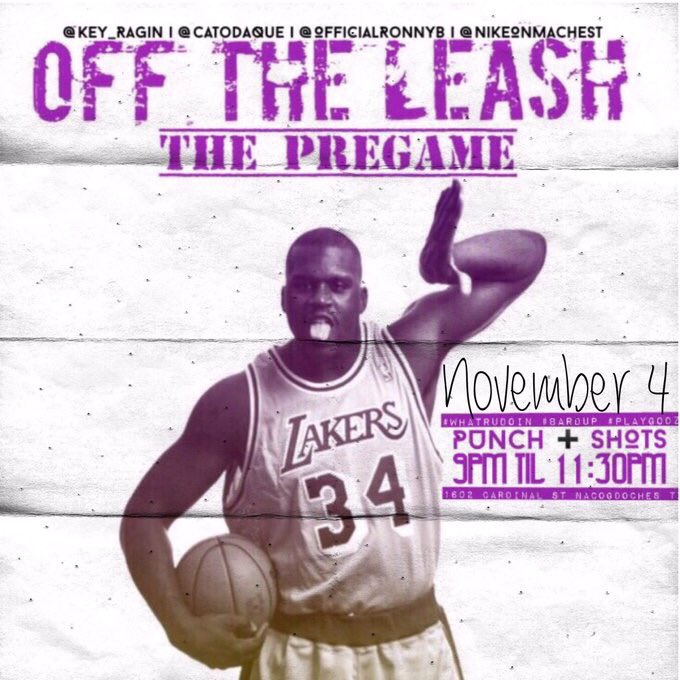 YeahhhPat's tweet photo. #OTLPregame #OffTheLeash 😈 https://t.co/paVd12At17