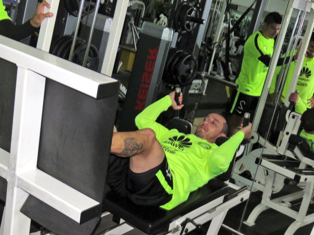 Nuestras Águilas realizan trabajo en gimnasio #VamosAmérica 💪🏽👊