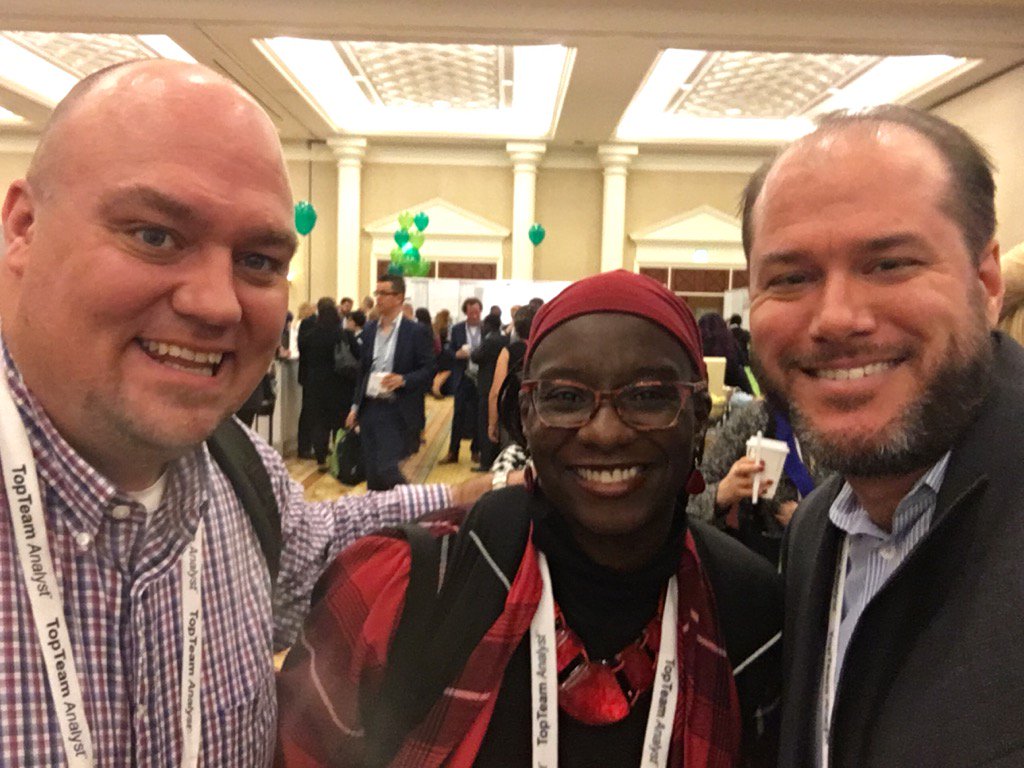 PhilMarcuson's tweet photo. Hanging out with Andrew Walling &amp; Paula Bell at #BBCCon https://t.co/7YEsWuyHNO
